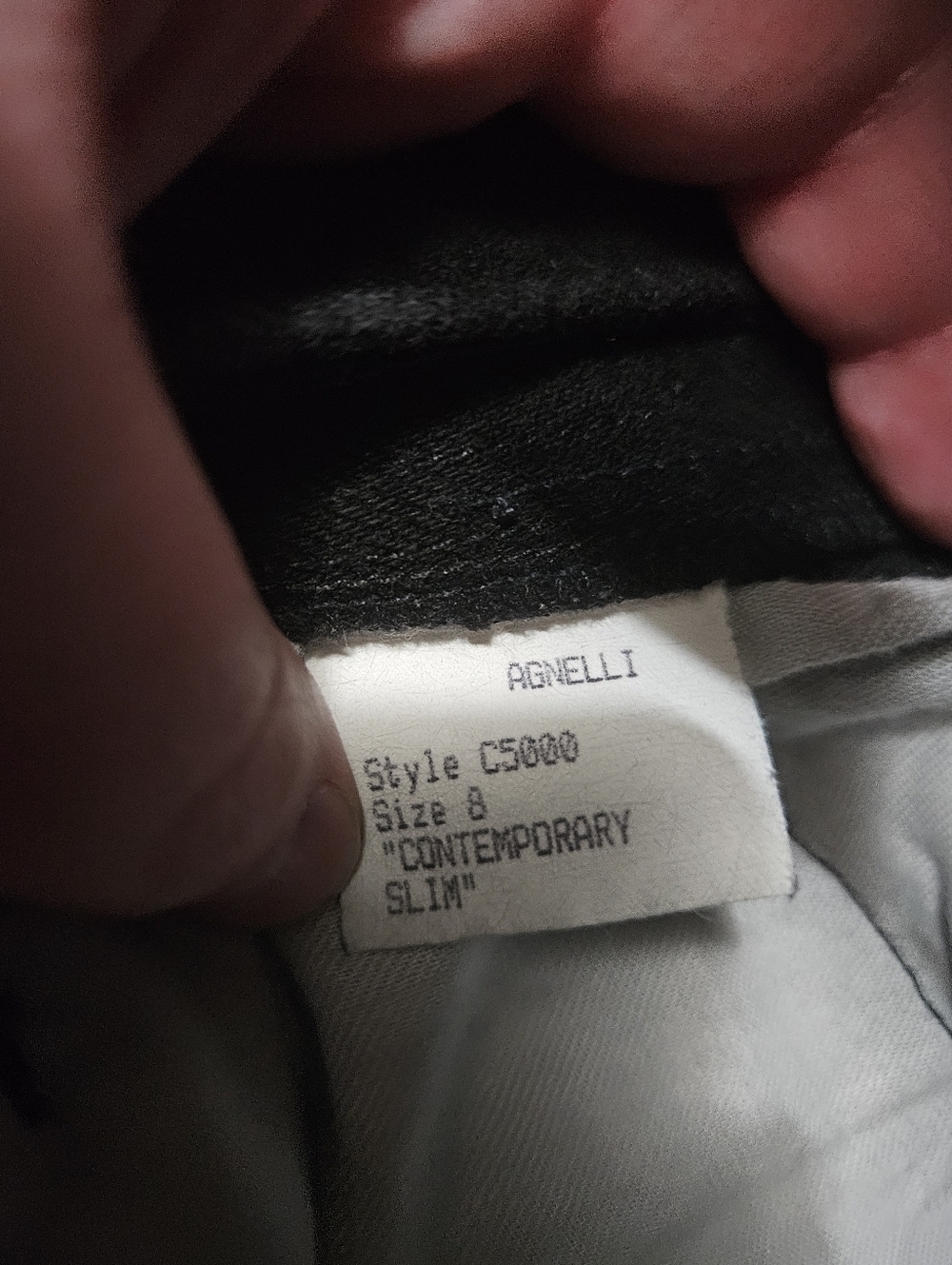 Claudio Agnelli Milano Y2K Contemporary Slim Black Tall High Rise Jeans Size 8! - Picture 4 of 9